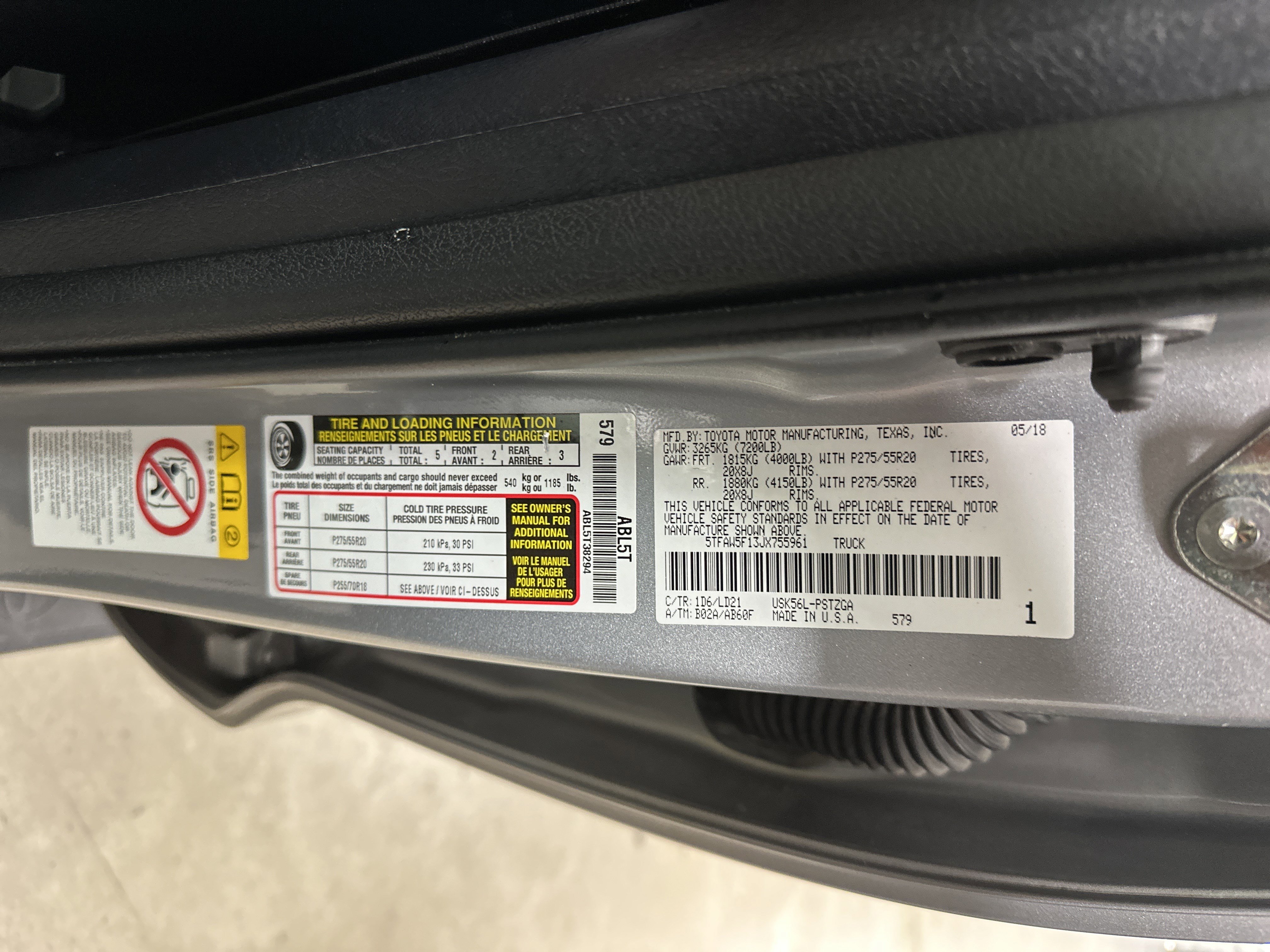 Used 2018 Toyota Tundra 1794 Edition AWD/4WD image 35