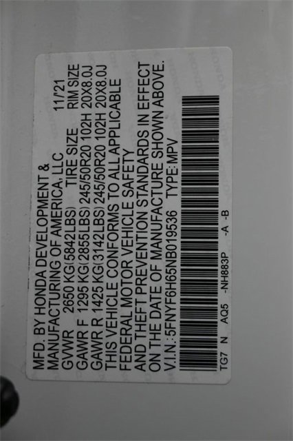 Used 2022 Honda Pilot Touring image 50