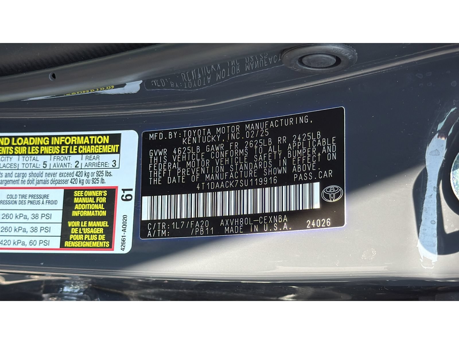 Certified 2025 Toyota Camry LE FWD image 32