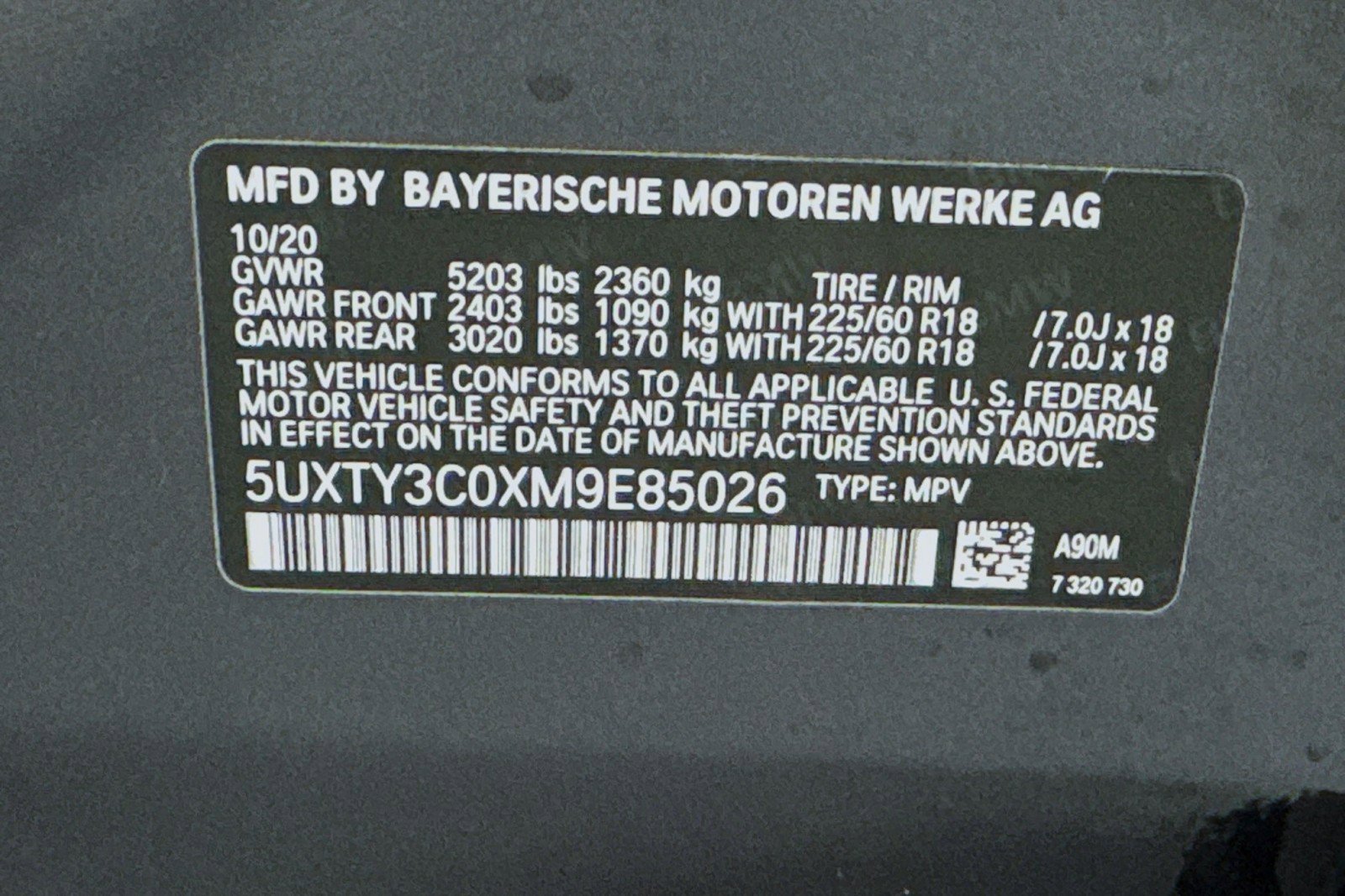Used 2021 BMW X3 sDrive30i w/ Convenience Package RWD image 24