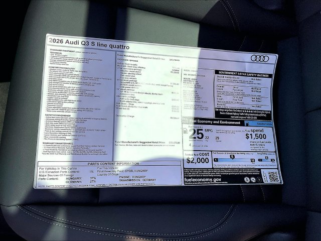 New 2026 Audi Q3 quattro 2.0T AWD/4WD image 10