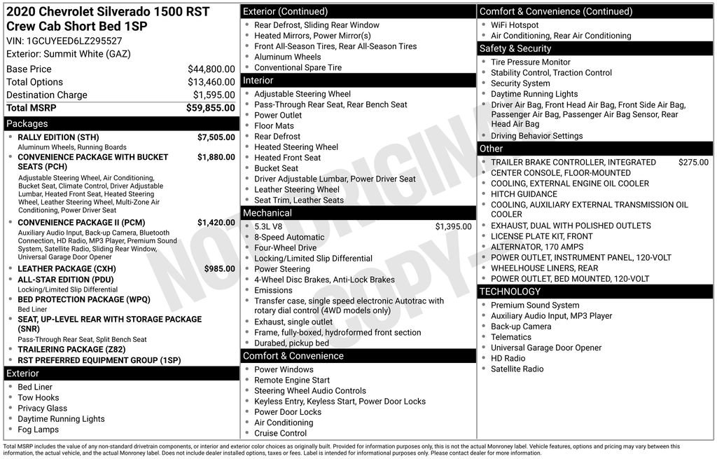 Used 2020 Chevrolet Silverado 1500 RST w/ Rally Edition image 39