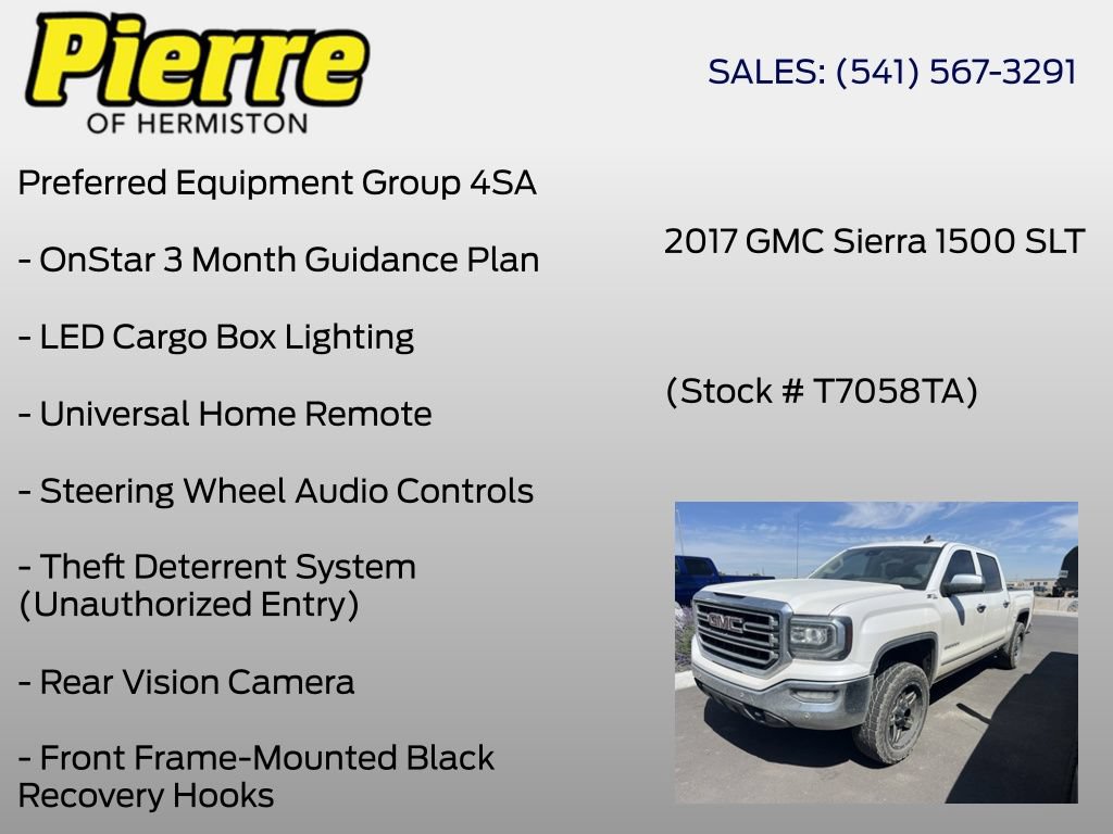 Used 2017 GMC Sierra 1500 SLT AWD/4WD image 9