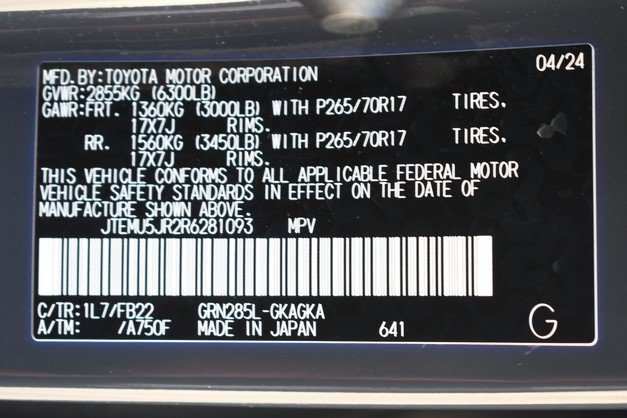 Certified 2024 Toyota 4Runner SR5 AWD/4WD image 33