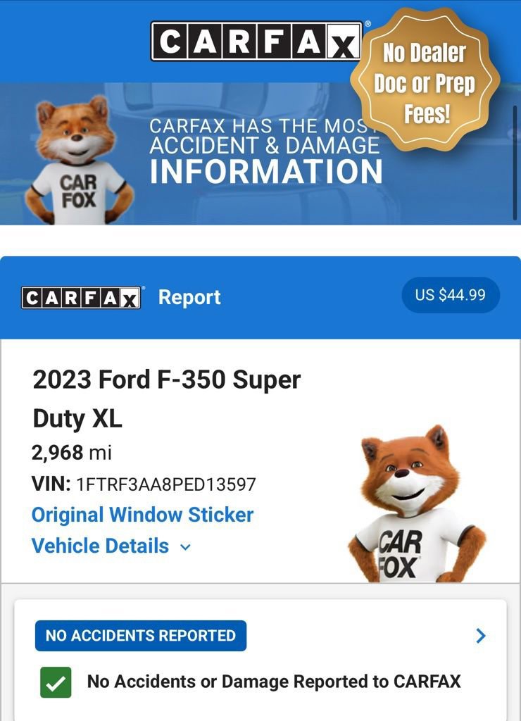 Used 2023 Ford F350 XL w/ XL Chrome Package RWD image 3
