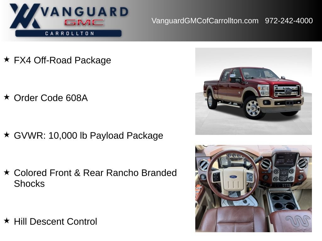 Used 2014 Ford F250 King Ranch w/ FX4 Off-Road Package AWD/4WD image 6