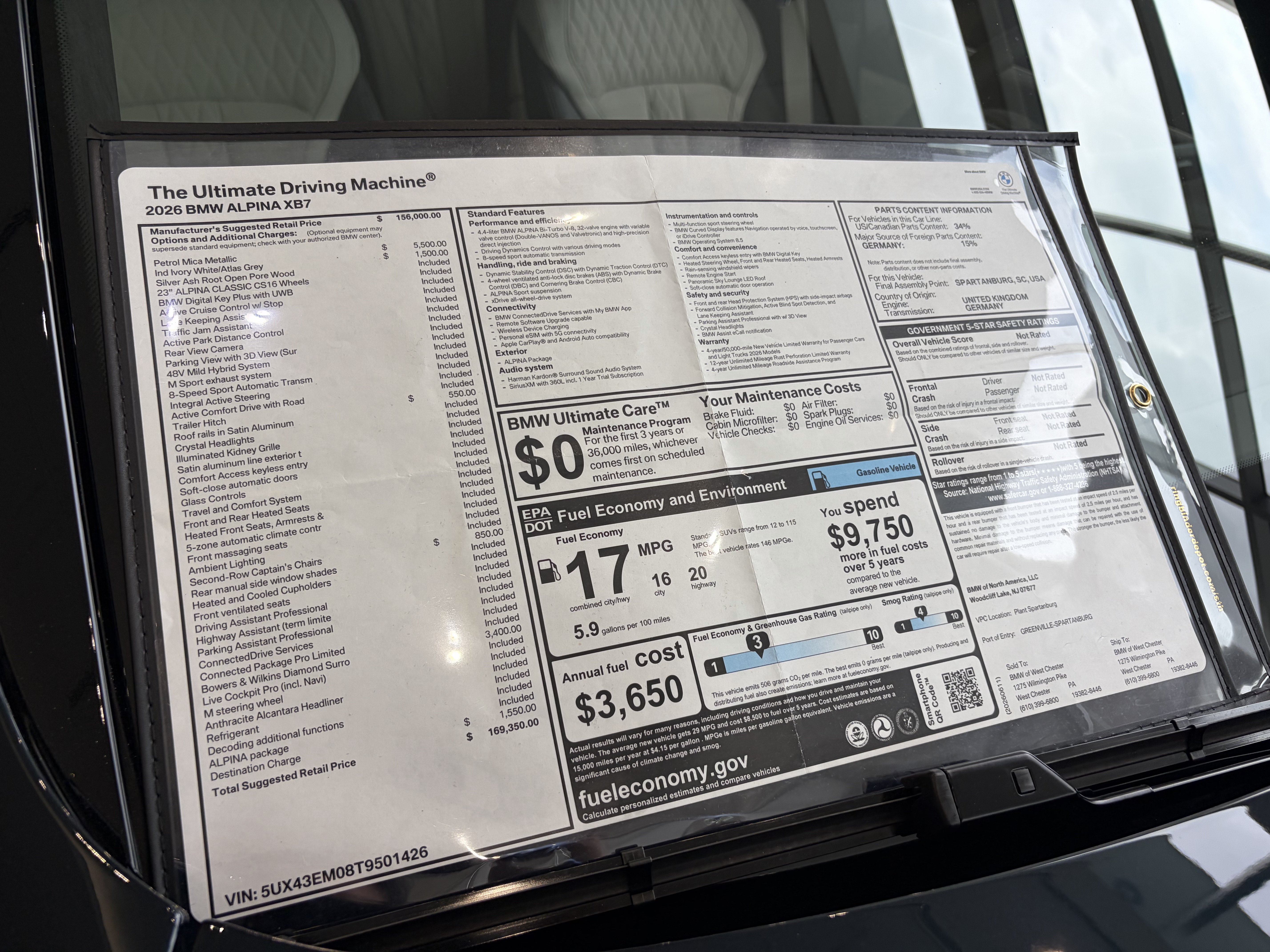 New 2026 BMW ALPINA XB7 AWD/4WD image 19