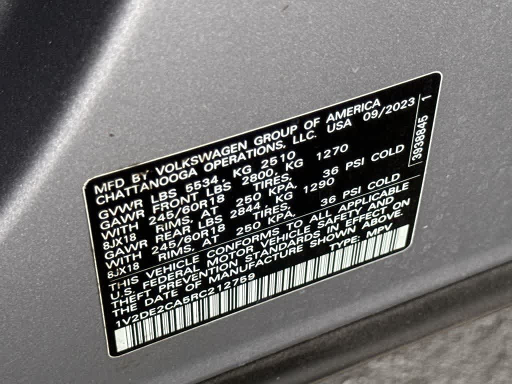 Used 2024 Volkswagen Atlas Cross Sport SE FWD image 29