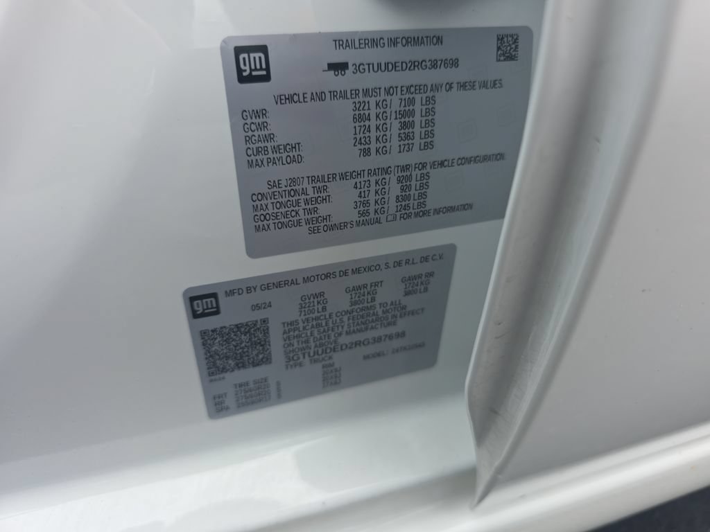 Certified 2024 GMC Sierra 1500 SLT w/ SLT Convenience Package AWD/4WD image 34