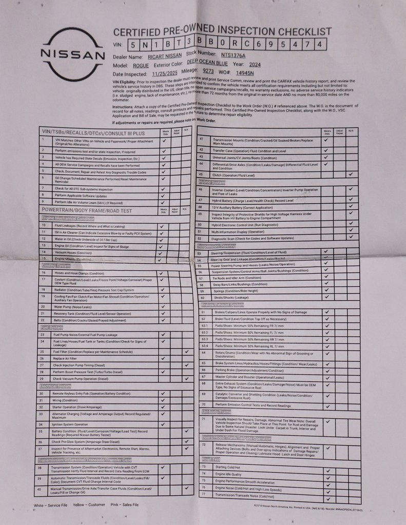 Certified 2024 Nissan Rogue SV image 5