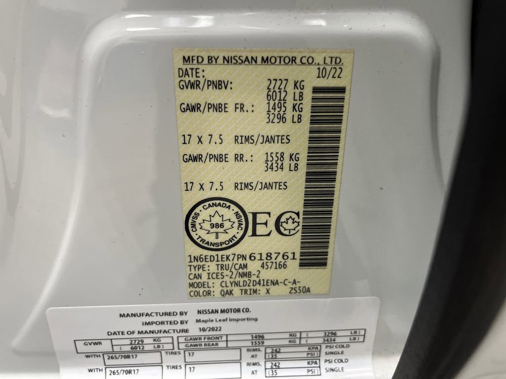 Used 2023 Nissan Frontier PRO-4X image 41