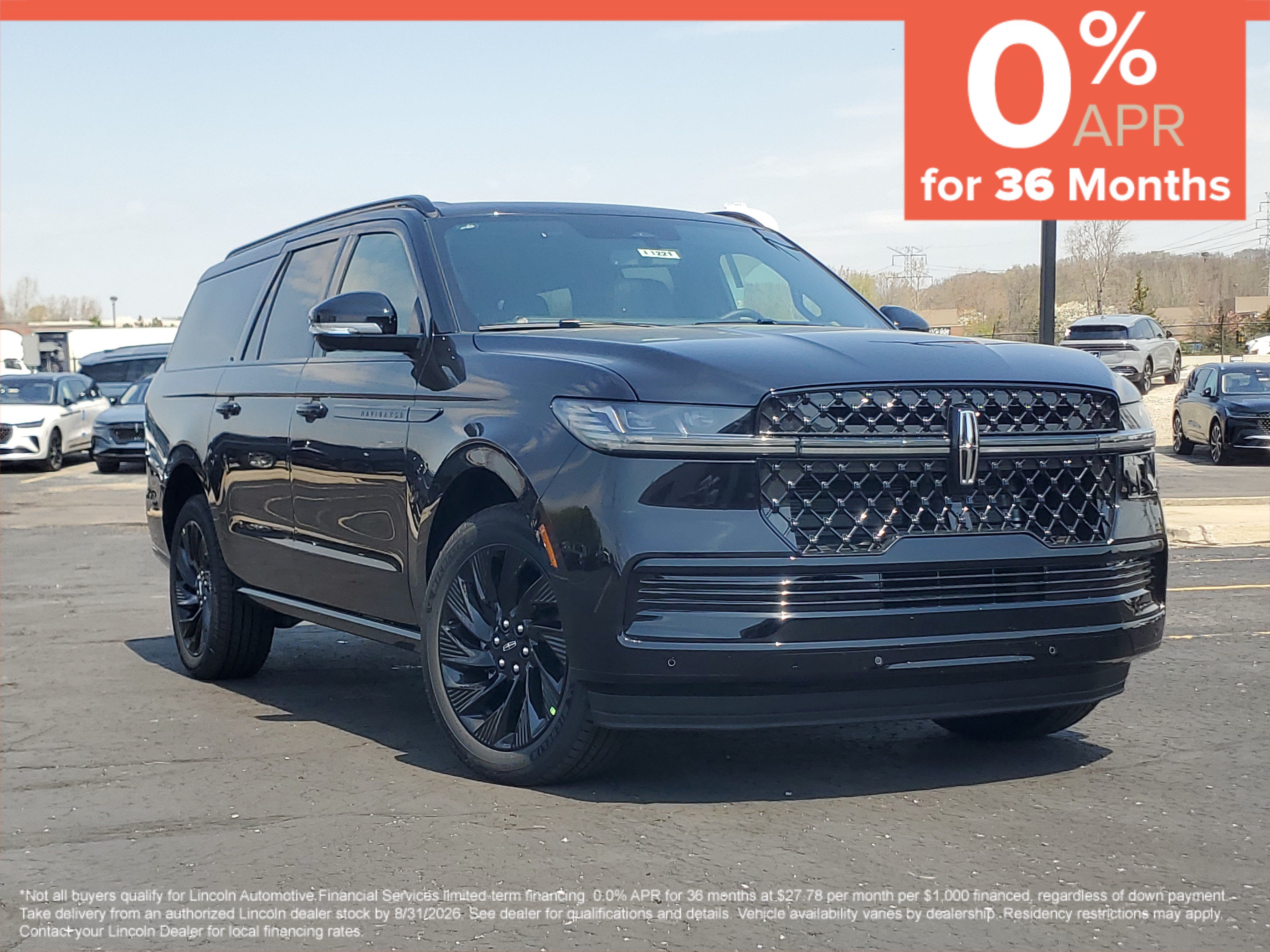 New 2026 Lincoln Navigator L Reserve w/ Jet Appearance Package AWD/4WD 360° Tour
