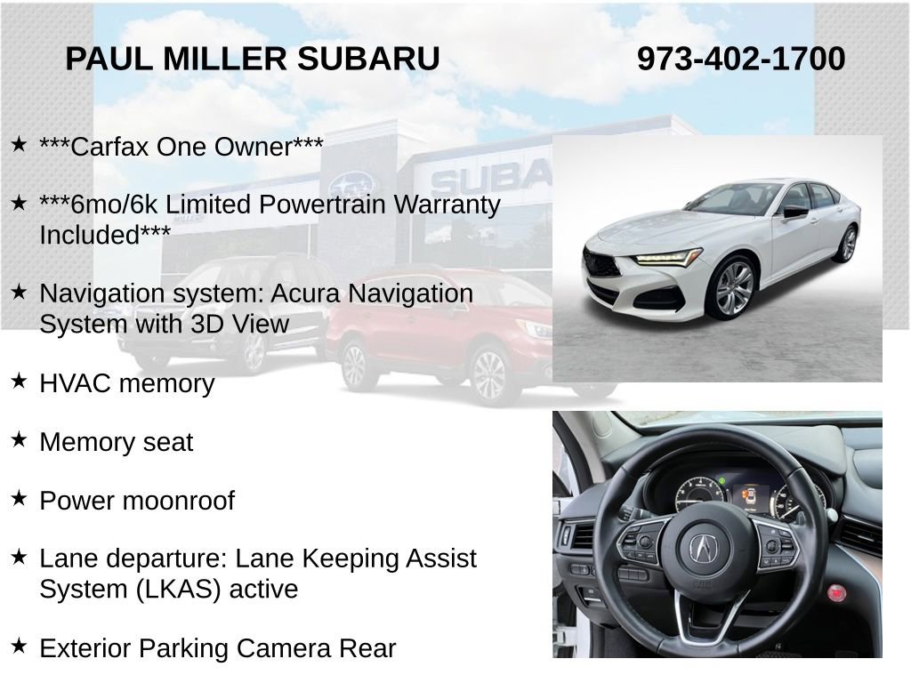 Used 2022 Acura TLX SH-AWD w/ Technology Package image 7