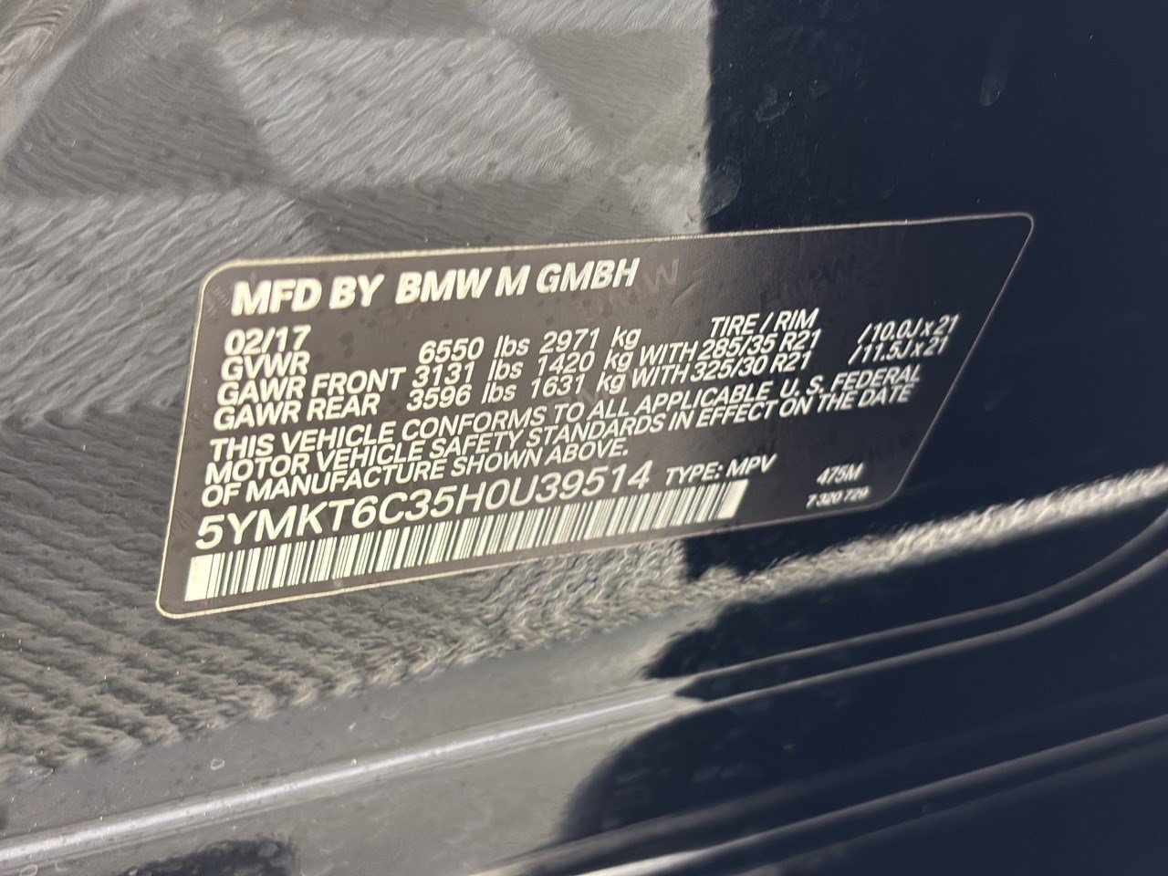 Used 2017 BMW X5 M AWD/4WD image 31