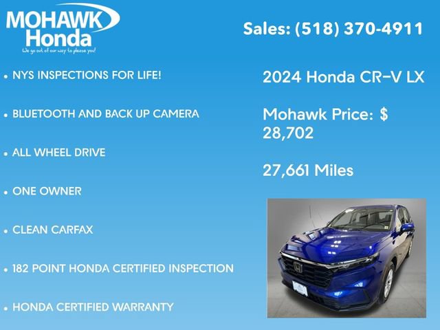 Certified 2024 Honda CR-V LX image 8