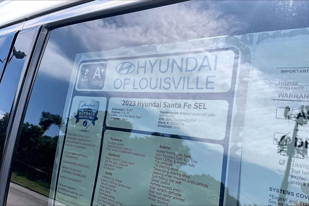 Used 2023 Hyundai Santa Fe SEL AWD/4WD image 9