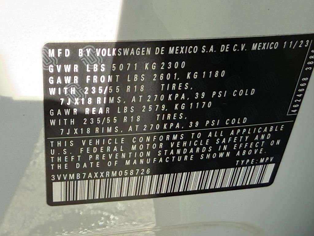 Certified 2024 Volkswagen Tiguan SE image 23