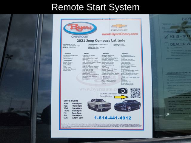 Used 2021 Jeep Compass Latitude w/ Convenience Group AWD/4WD image 13