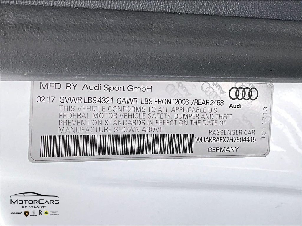 Used 2017 Audi R8 V10 plus AWD/4WD image 27