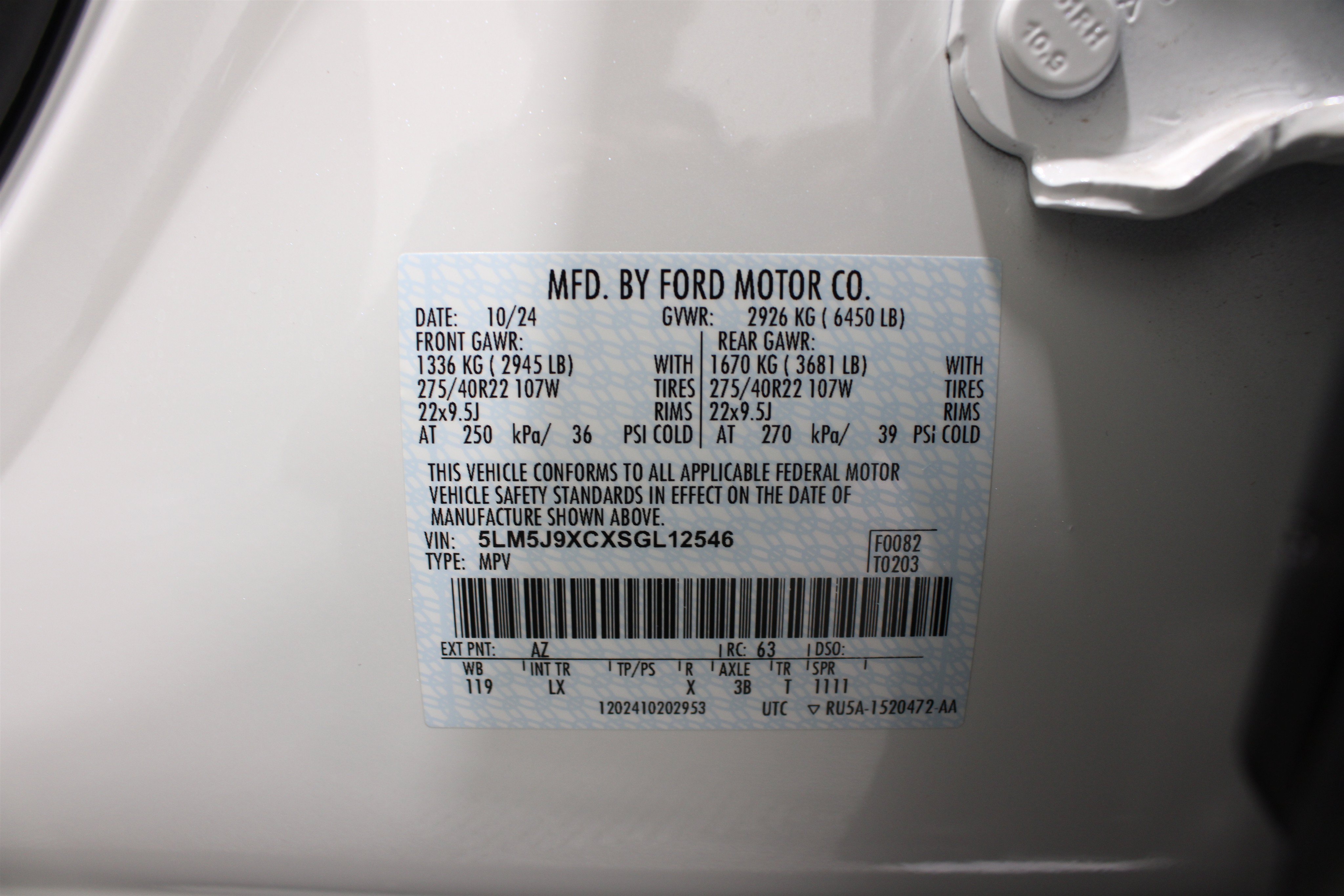 Used 2025 Lincoln Aviator Black Label AWD/4WD image 45