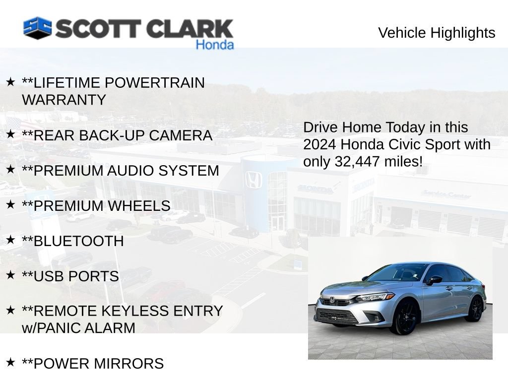 Used 2024 Honda Civic Sport image 11