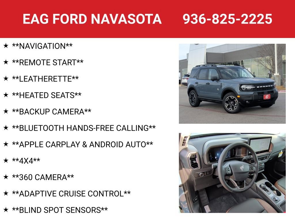 New 2026 Ford Bronco Sport Outer Banks w/ Outer Banks Tech Package+ image 4