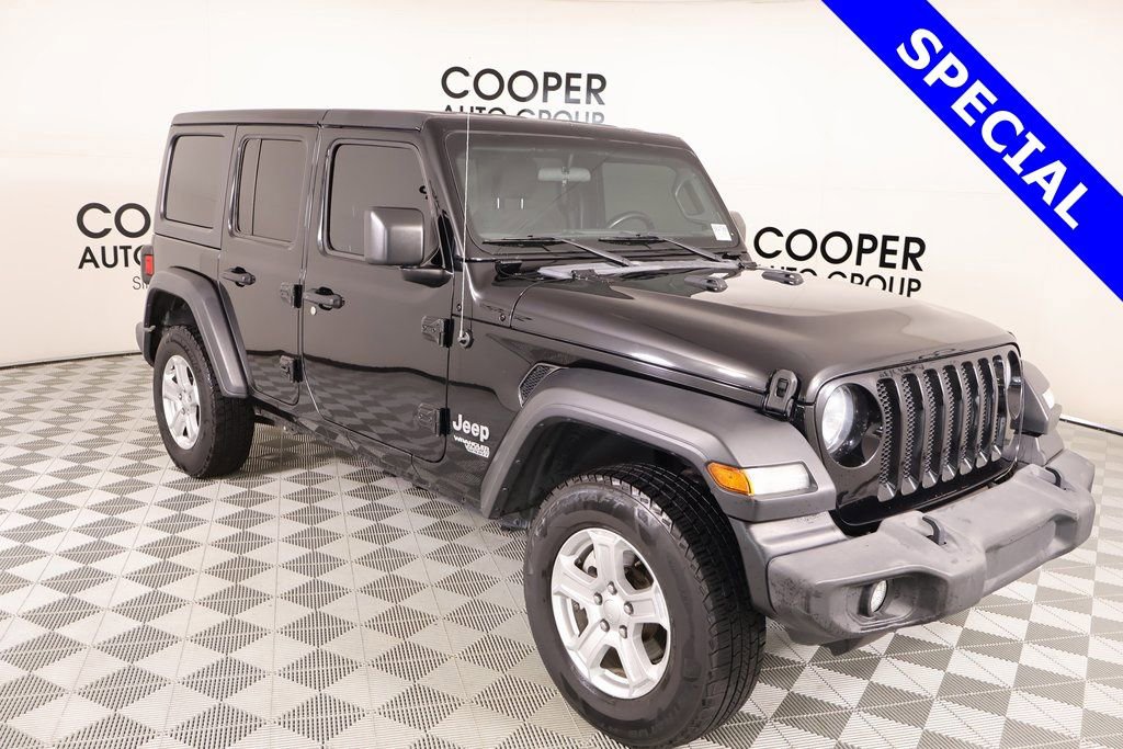 Used 2021 Jeep Wrangler Unlimited Sport image 1