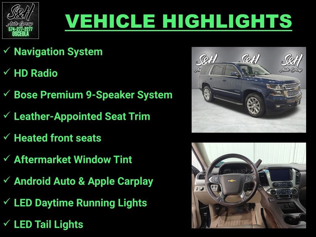 Used 2018 Chevrolet Tahoe LT w/ LT Signature Package AWD/4WD image 3