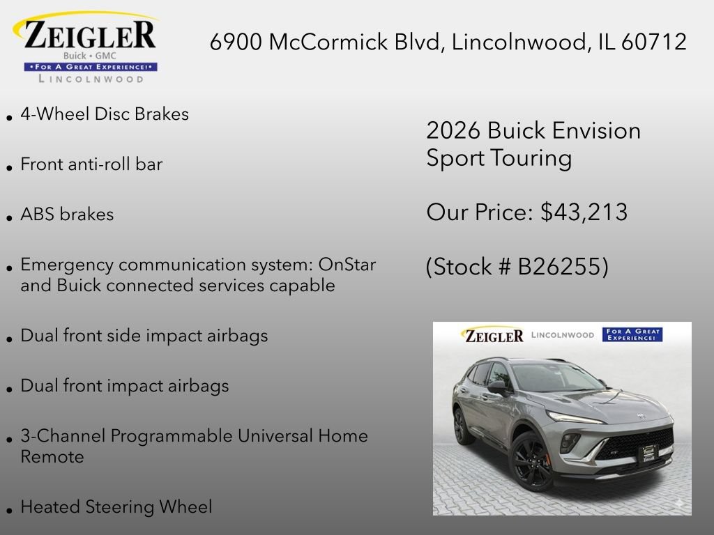 New 2026 Buick Envision Sport Touring AWD/4WD image 24