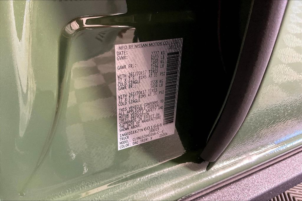 New 2026 Nissan Frontier PRO-4X w/ Pro-4x Convenience Package image 25