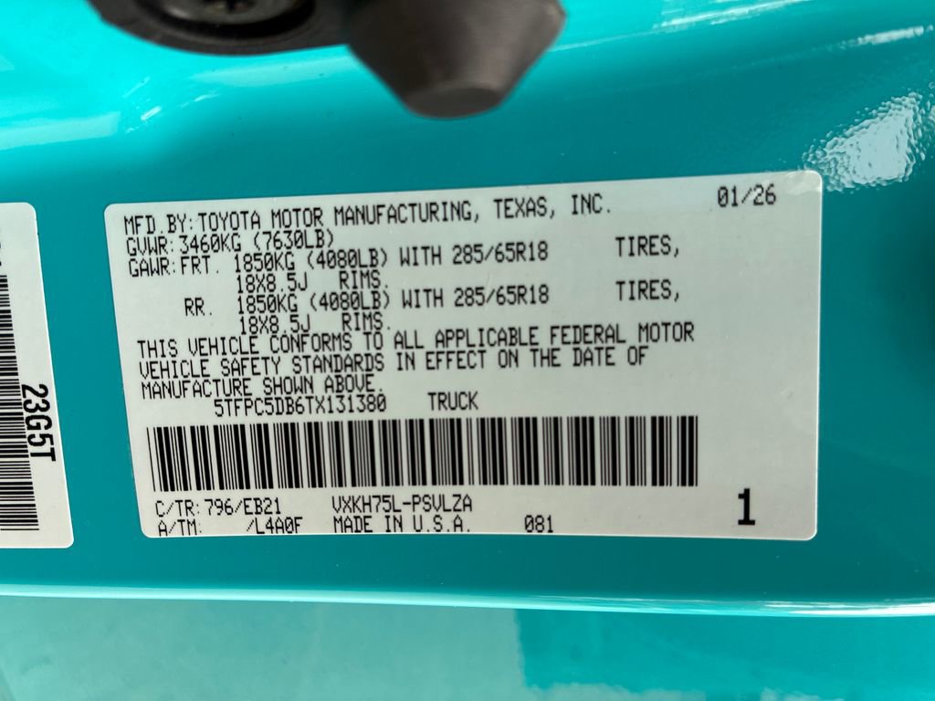 New 2026 Toyota Tundra TRD Pro image 59