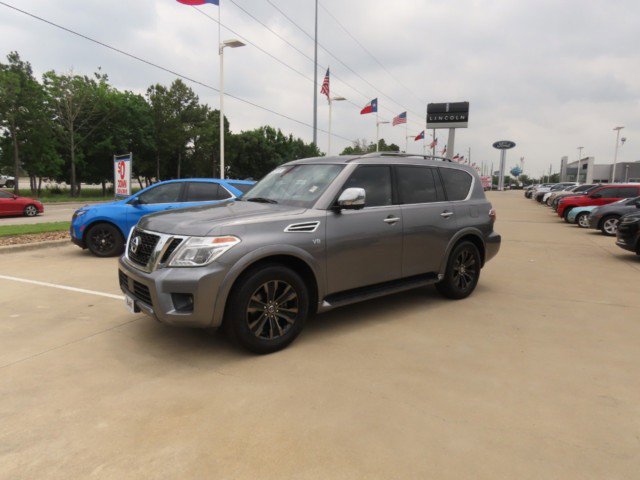 Used 2019 Nissan Armada Platinum w/ Captain's Chairs Package RWD image 2