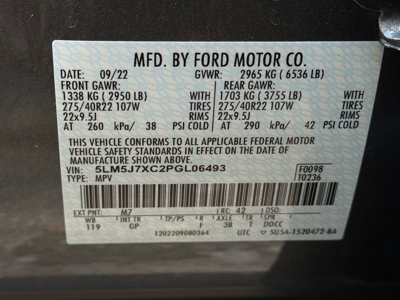 Used 2023 Lincoln Aviator Reserve w/ Equipment Group 201A AWD/4WD image 18