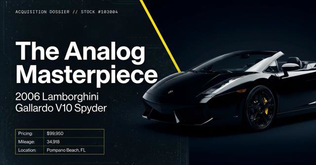 Used 2006 Lamborghini Gallardo Spyder AWD/4WD image 3