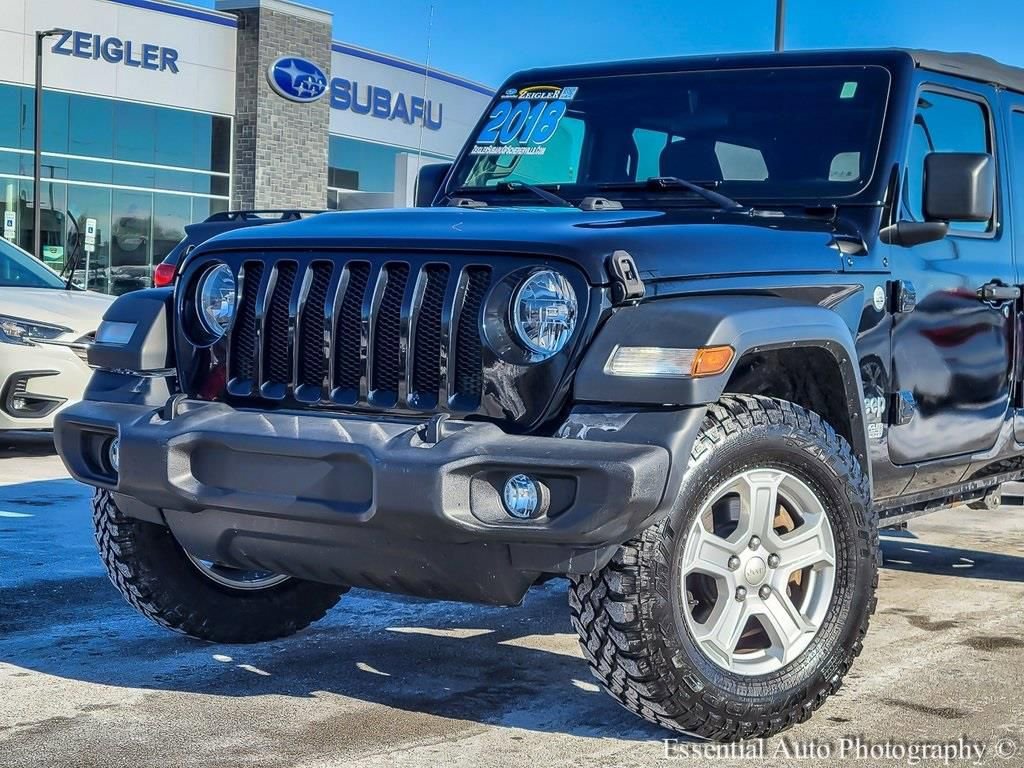 Used 2018 Jeep Wrangler Unlimited Sport S video 2