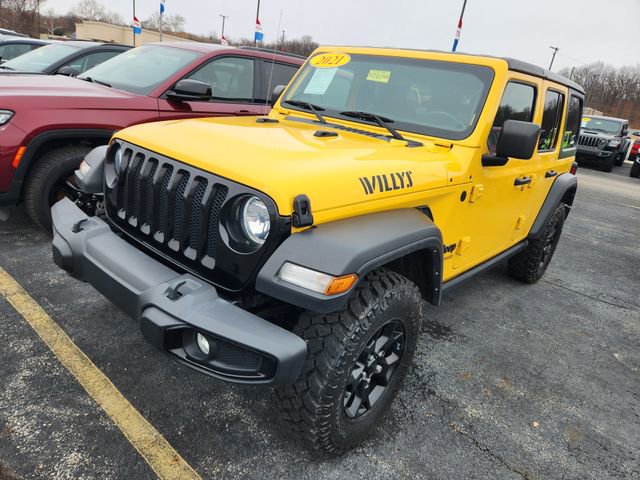 Used 2021 Jeep Wrangler Unlimited Willys image 1