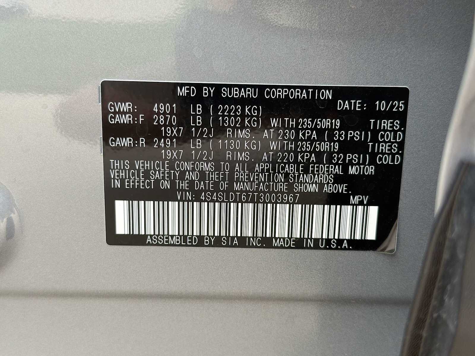 Certified 2026 Subaru Forester Touring AWD/4WD image 32