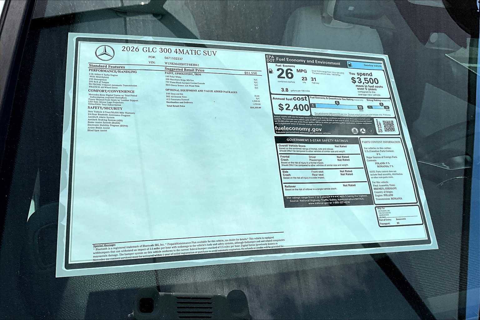 New 2026 Mercedes-Benz GLC 300 4MATIC image 22