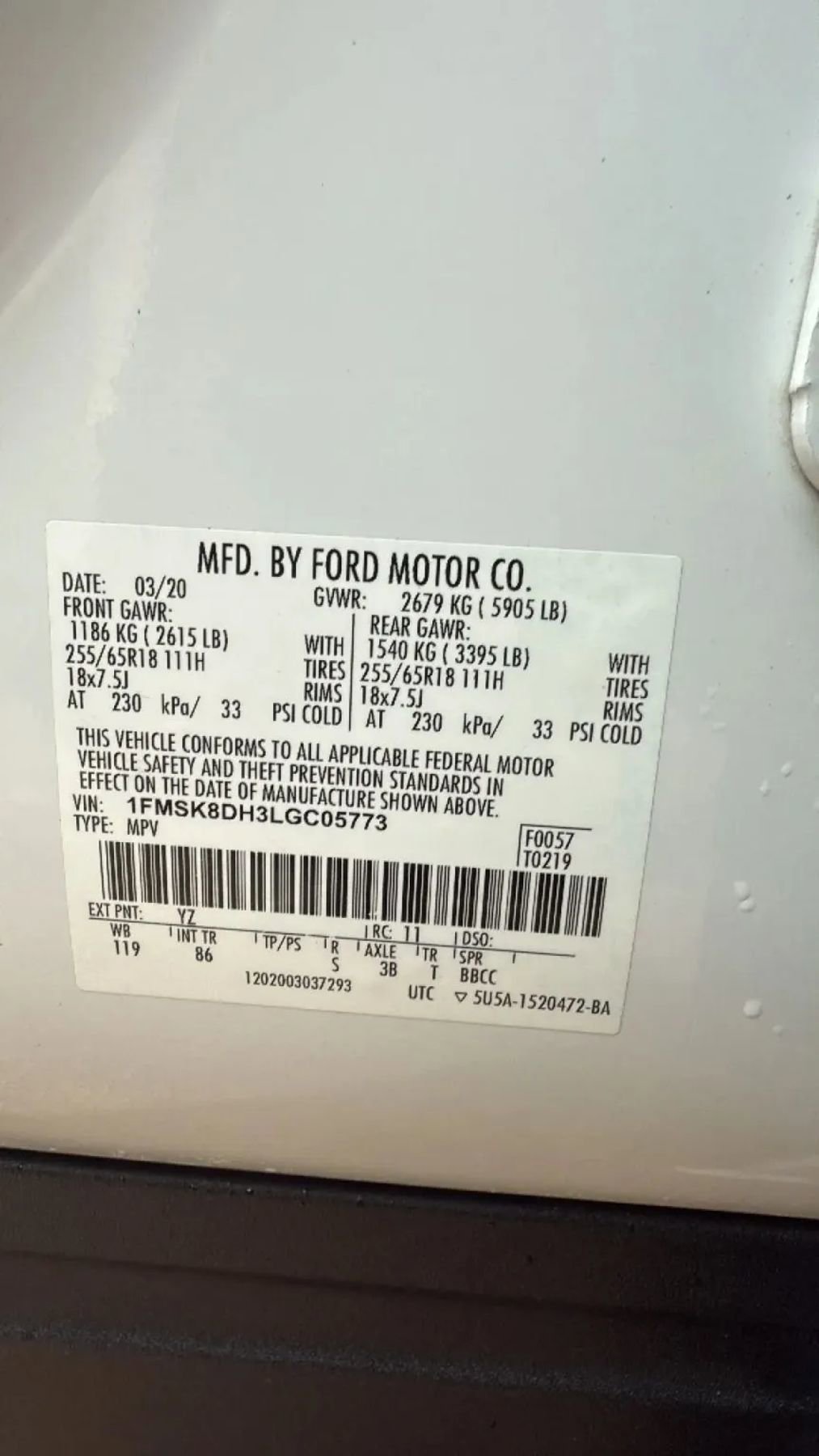 Used 2020 Ford Explorer XLT w/ Comfort Package image 34