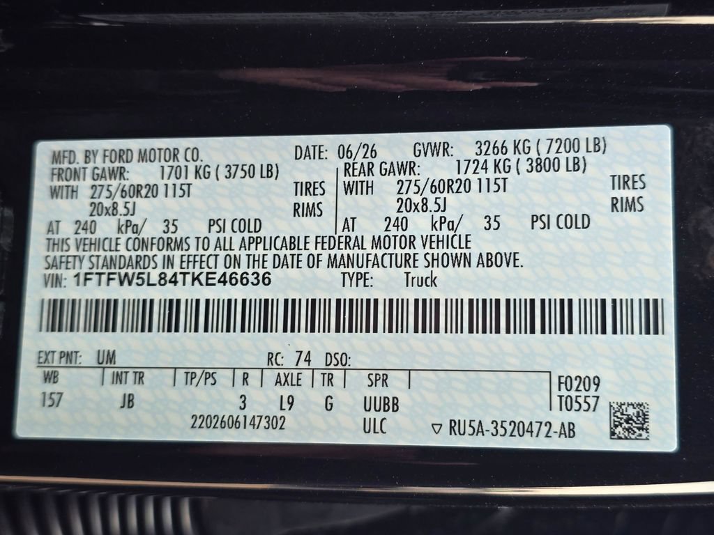 New 2026 Ford F150 Lariat w/ Equipment Group 501A Mid AWD/4WD image 29
