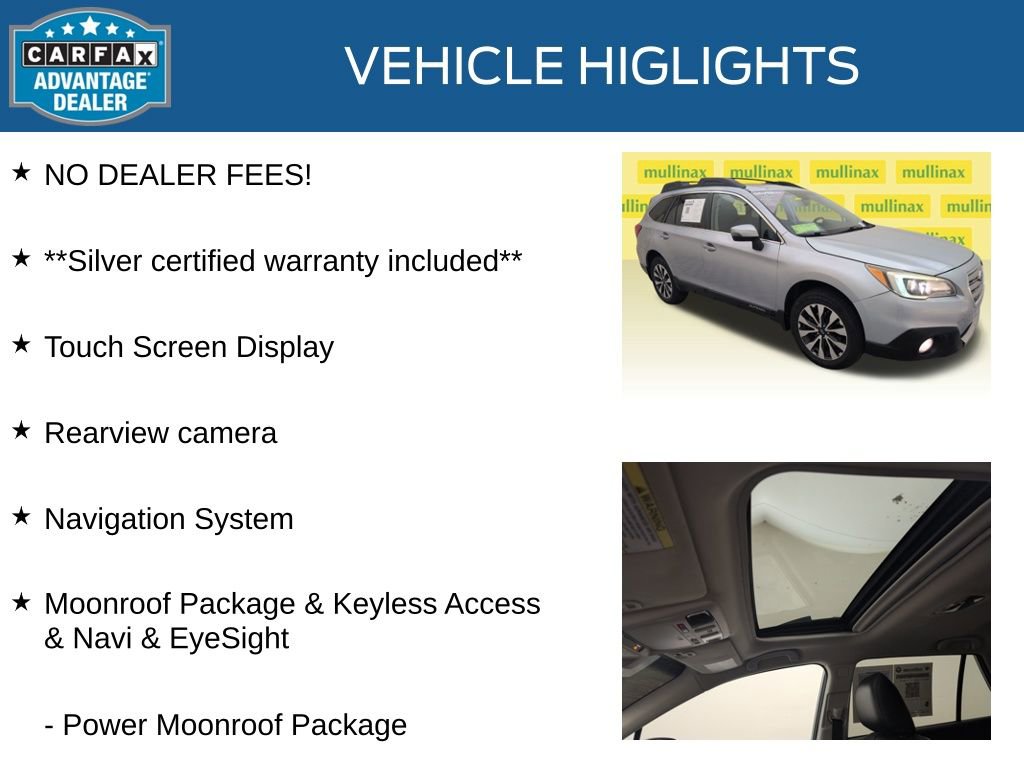 Used 2016 Subaru Outback 2.5i Limited image 12