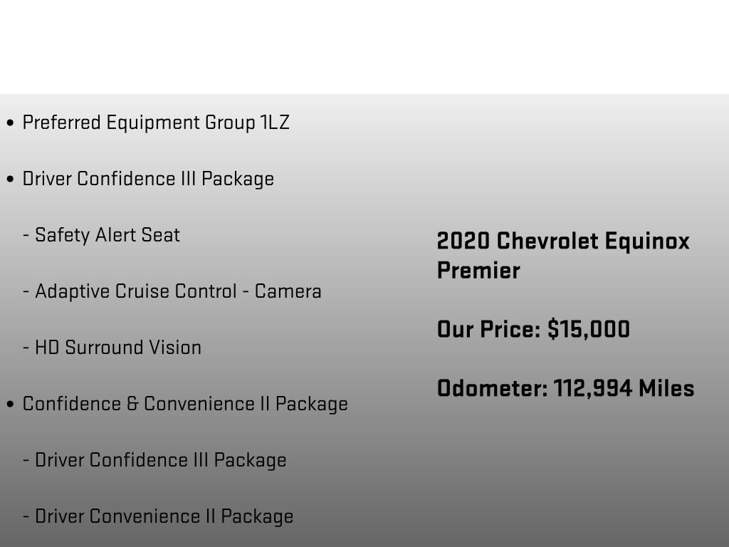 Used 2020 Chevrolet Equinox Premier AWD/4WD image 6