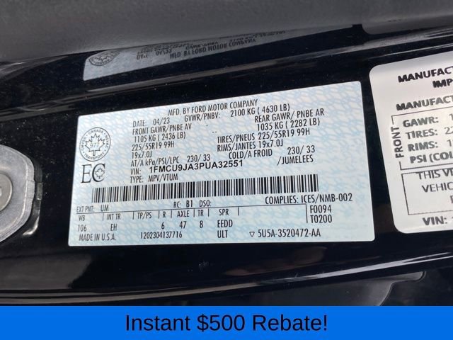 Used 2023 Ford Escape Platinum image 25