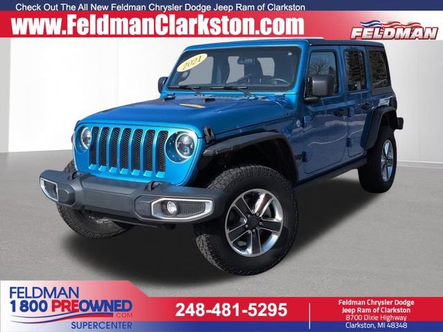 Used 2021 Jeep Wrangler Unlimited Sport image 1