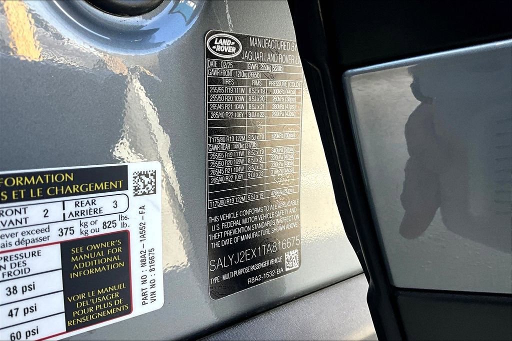 Certified 2026 Land Rover Range Rover Velar S AWD/4WD image 17