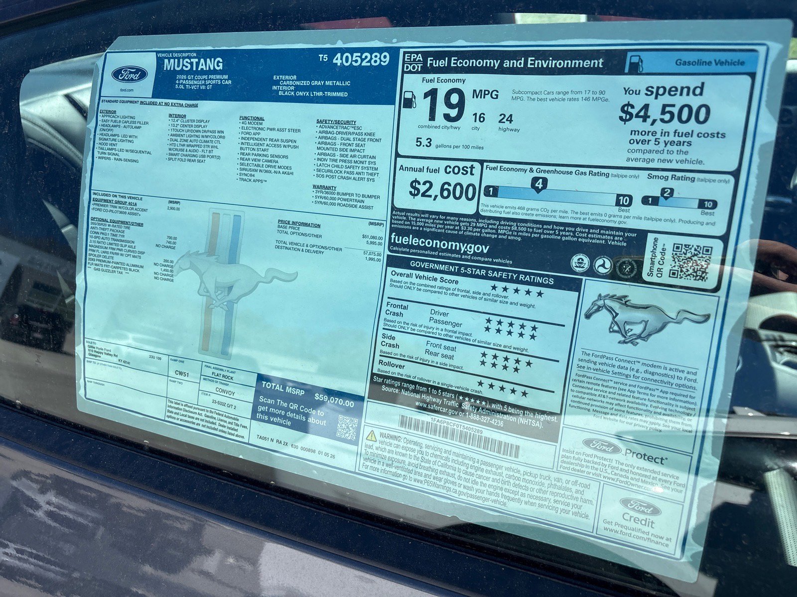 New 2026 Ford Mustang GT Premium image 4