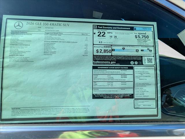 Used 2026 Mercedes-Benz GLE 350 4MATIC image 16