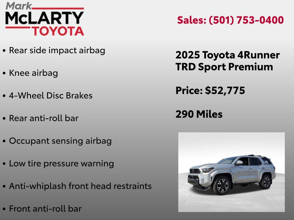 Certified 2025 Toyota 4Runner TRD Sport Premium RWD image 35