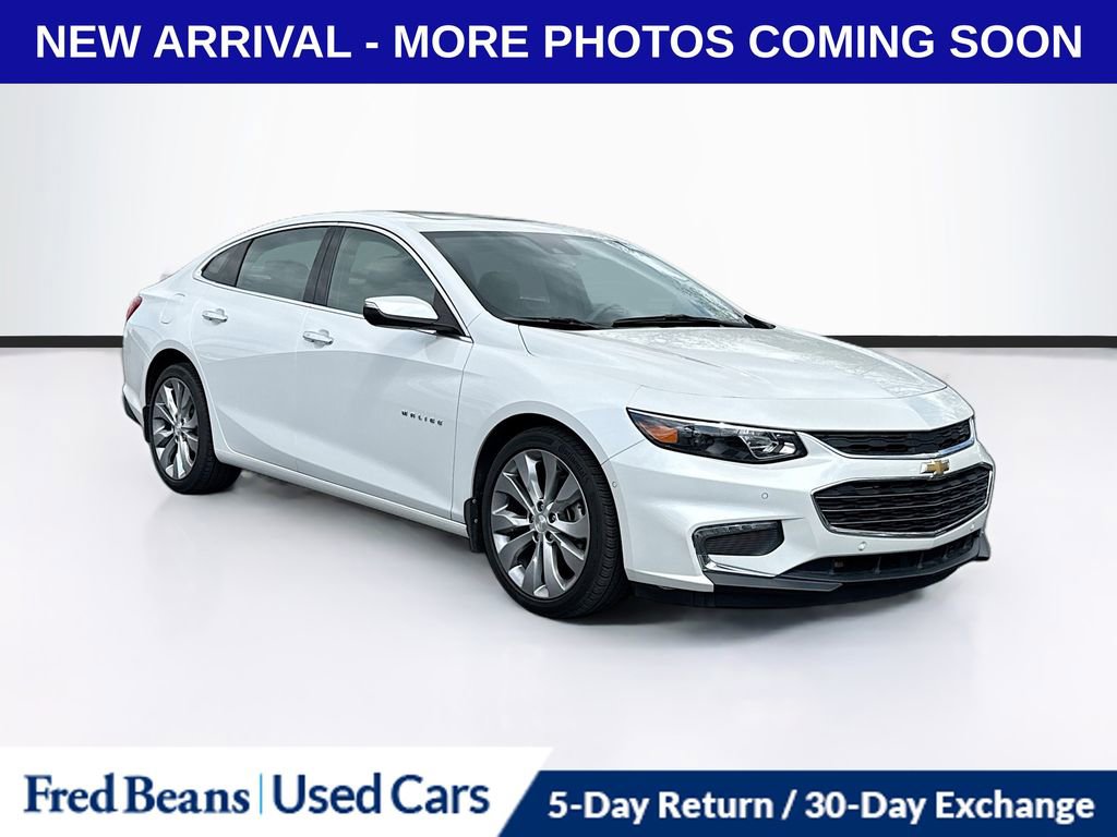 Used 2017 Chevrolet Malibu Premier w/ Premier Sun and Wheel Package FWD image 1