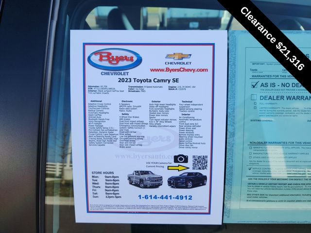 Used 2023 Toyota Camry SE image 9